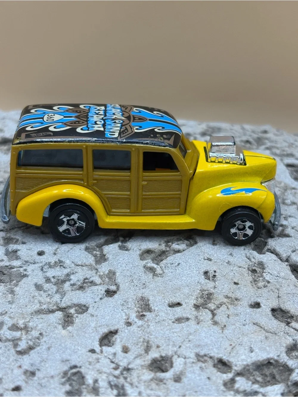 Vintage Hot Wheels 1979 Mattel BLACK SAND BEACH Vehicle Woody